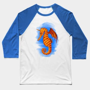 Unicorn seahorse Baseball T-Shirt